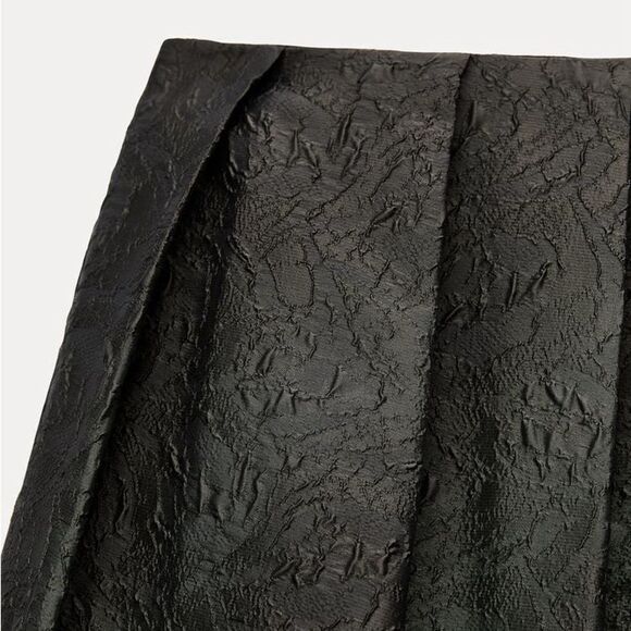 ZARA ZW COLLECTION VOLUMINOUS JACQUARD SKIRT - Picture 8 of 8